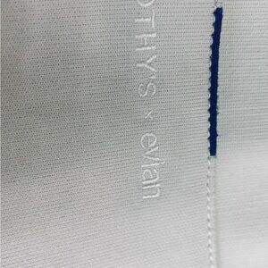 Rothy's White and Blue Travel Bag